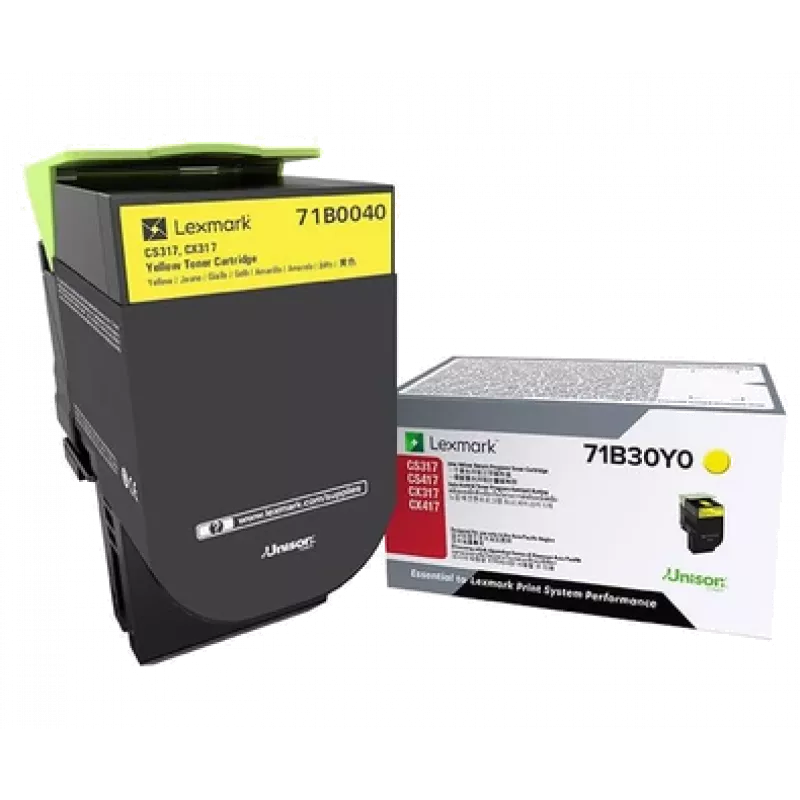 Lexmark X317 - Gelb - Original - Tonerpatrone LCCP, LRP - für Lexmark CS317dn, CX317dn