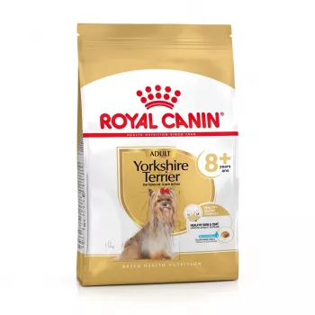 Trockenfutter für Hunde Royal Canin Yorkshire Terrier 8+ 3 kg — Geflügel, für ältere Yorkshire Terrier, Protein 29%, Fett 18%