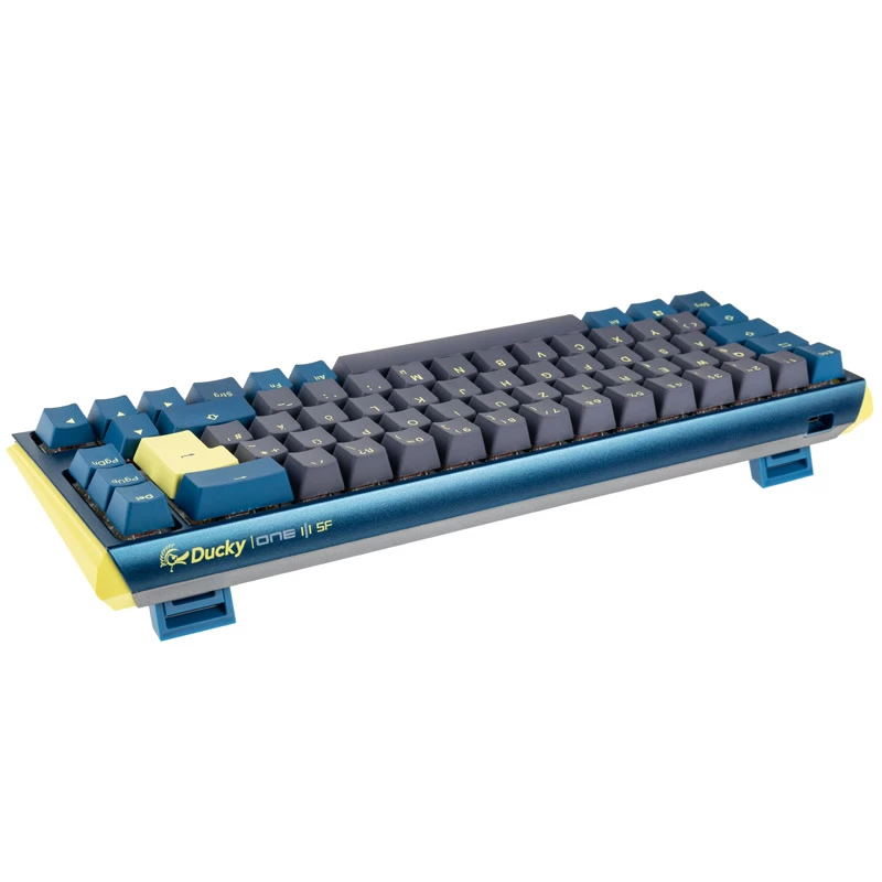Ducky One 3 SF DayBreak Tastatur Gaming USB Deutsch Schwarz Blau