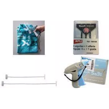 agipa Anschießpistole Banok's 503 S grau/blau Kunststoff Standardnadel, 1 Stk.