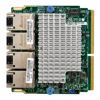 Super Micro Supermicro AOC-MTG-i4S - Netzwerkadapter - 10 Gigabit SFP+ x 4 (AOC-MTG-I4S-O)