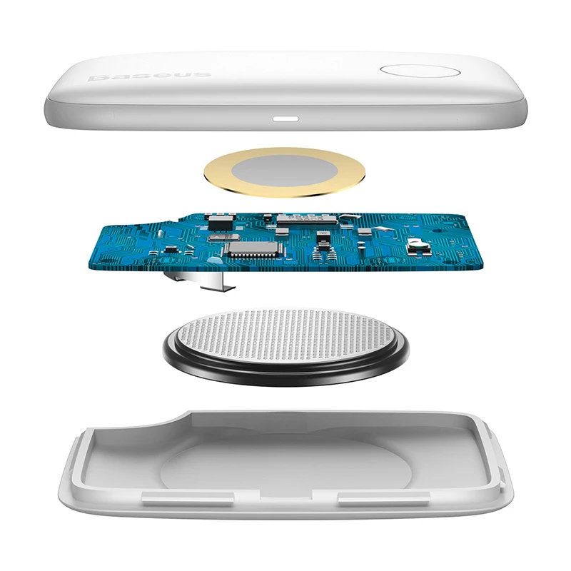 Schlüsselfinder Baseus T2 Schlüsselsucher ZLFDQT2-02 Bluetooth-Tracker BSU1041WHT
