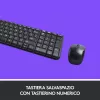 Logitech Wireless Combo MK220 - Tastatur-Maus-Set - kabellos - 2,4 GHz - Italienisch - Dunkelgrau (920-003721)