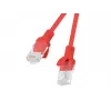 Netzwerkkabel LANBERG PATCHCORD KAT.5E UTP 1M Rot