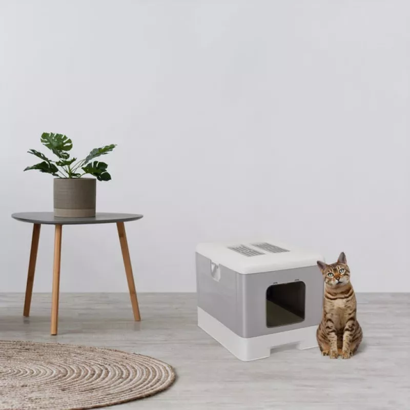 FERPLAST Sahara Green - Katzenklo - 52 x 39 x 40cm