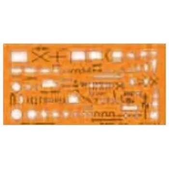 STANDARDGRAPH Zeichenschablone NATO Truppenzeichen 8355 orange (8355)