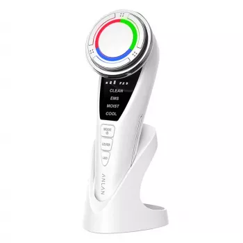 ANLAN 01-ADRY15-001 Ultraschall-Gesichtspflegegerät mit Lichttherapie