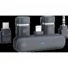 Drahtloses Mikrofon-Kit Plusonic PS-TDS9 mit USB-C-, Lightning- und 3,5-mm-Anschlüssen