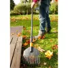 QuikFit Laubrechen, klein schwarz/orange, 22 cm