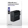 Ladegerät QOLTEC Super Quick PD 65W USB‑C Power Delivery 5–20V, 1x USB‑C, USB PD 3.0, Typ-C-Stecker, 65 W