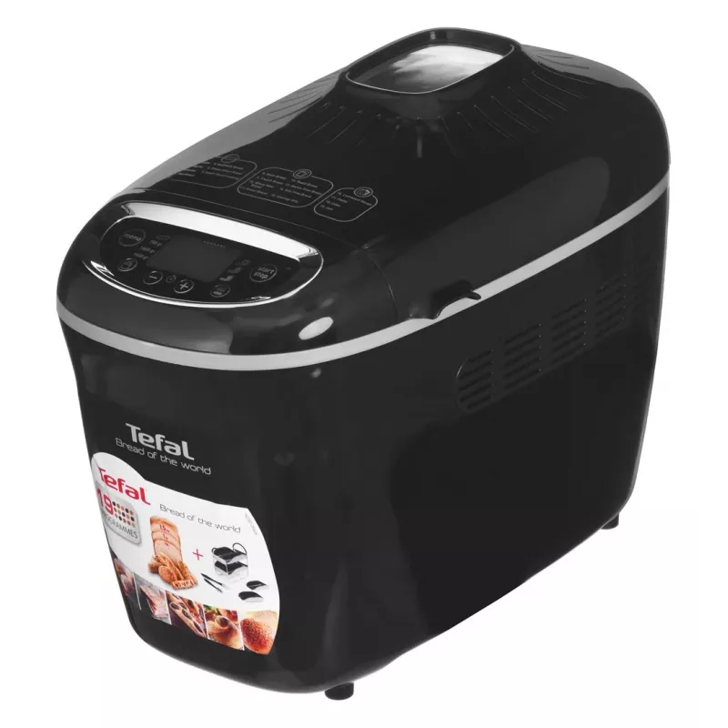 Brotbackautomat Tefal PF611838 — 1600 W, 1,5 kg Kapazität, 19 Programme, Touch-Bedienung, schwarz