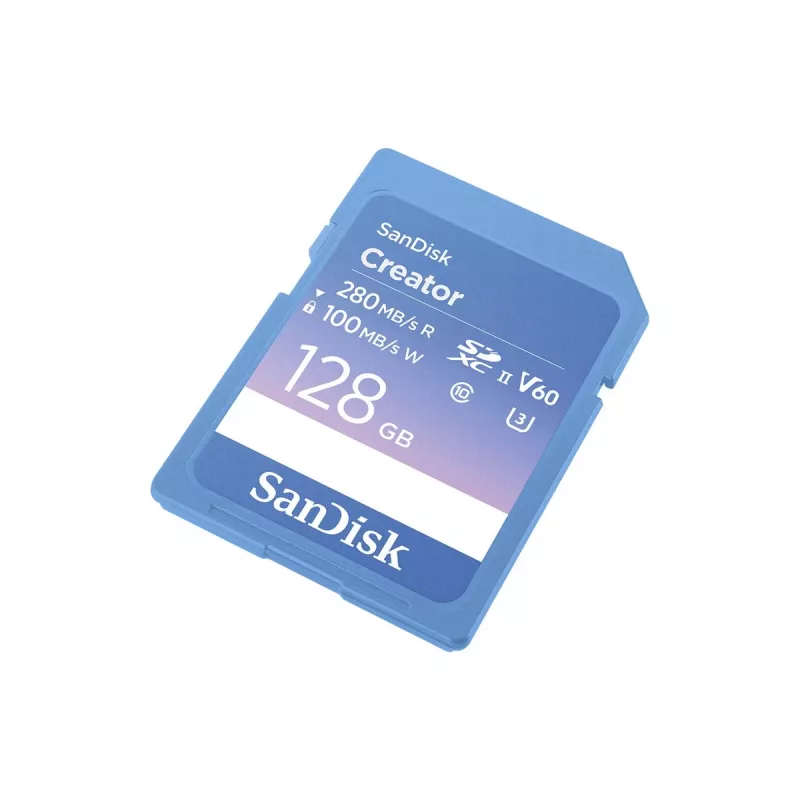SanDisk Creator SD-Speicherkarte UHS-II 128 GB Übertragungsgeschwindigkeiten bis zu 280 MB/s
