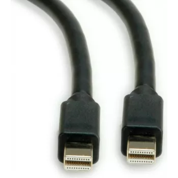 Roline DisplayPort-Verbindungskabel 1,00 m 11.04.5817 Geschirmt Schwarz [1x Mini-DisplayPort-Stecker - 1x Mini-DisplayPort-Stecker] (11.04.5817)