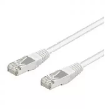 Wentronic Goobay CAT 5e Patchkabel, SF/UTP, Weiß, 50 m - CCA Kupfer-Mix (93487)