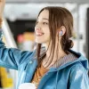Kopfhörer Awei T85 Bluetooth 5.3 ENC TWS Blau