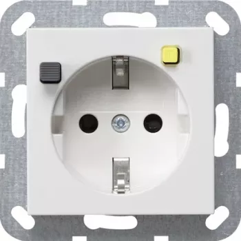 Steckdose Typ F Gira 2677 03 — 230 V, 16 A, weiß