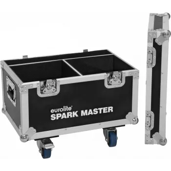 Roadinger Flightcase für 2x Spark Master mit Rollen – Schutzkoffer