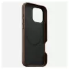Handyhülle Nomad NM01389385 für iPhone 16 Pro Max, 17,5 cm (6,9 Zoll), braun, Aluminium/PC/Mikrofaser/Leder