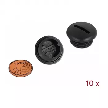 Rohrkappe DeLOCK 60230 Schwarz Nylon