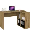Computer-Schreibtischplatte BIURKO PLUS ARTISAN, gerade rechteckige Platte, Spanplatte, 1200×500×760 mm, Eichenfarbe