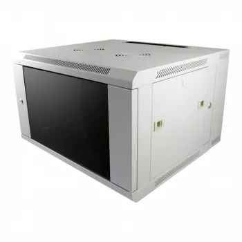 Server-Rack-Schrank ALLNET SMB6606 Grau, 23 kg, kompaktes Netzwerk-/Servergehäuse