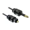 Toslink-Audiokabel DeLOCK 82876 2m Mini-TOSLINK Schwarz