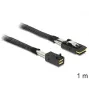 SAS-Kabel DeLOCK 83389 1m Schwarz