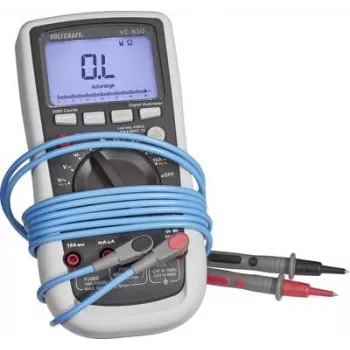 VOLTCRAFT MSL-504 Blaue Messleitung [Stecker 4 mm - Prüfspitze] 1,2 m Blau (VC-8085020)