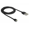 USB-Kabel DeLOCK 85724 USB 2.0 1,1 m Schwarz