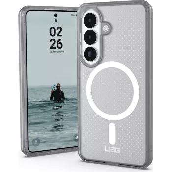 UAG Urban Armor Gear Dot Case mit Magnetmodul | Samsung Galaxy S26 | true ice (transparent)/ash (grau) | 214549114331 (214549114331)