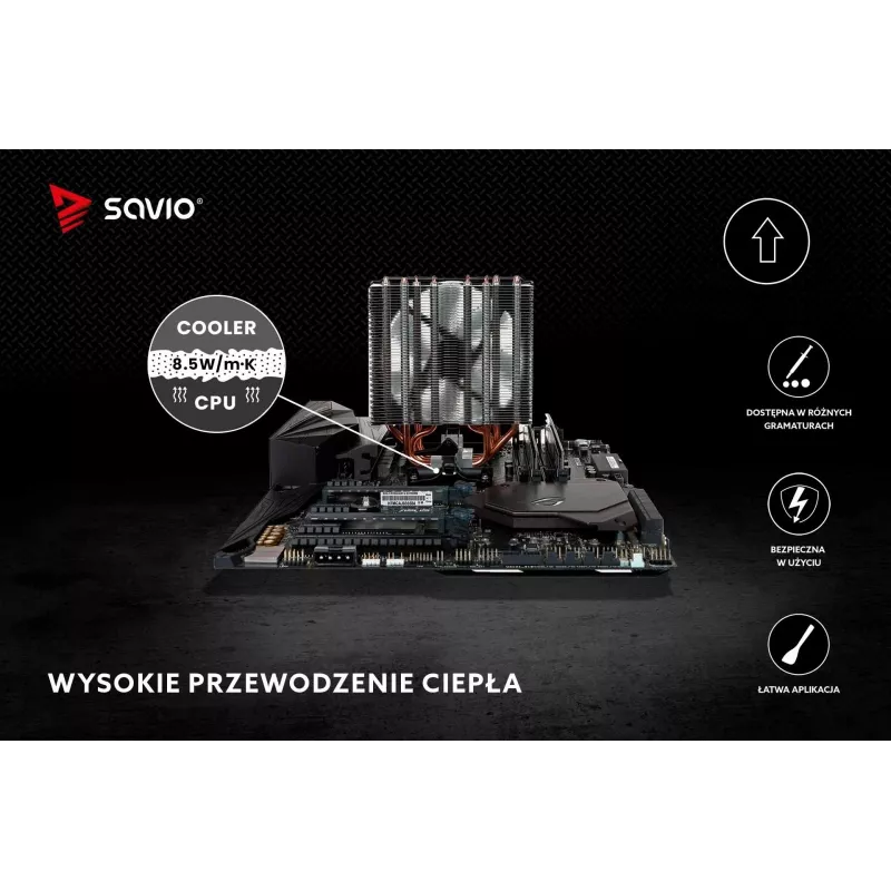 Wärmeleitpaste SAVIO TG-02 8,5 W/mK 2 g