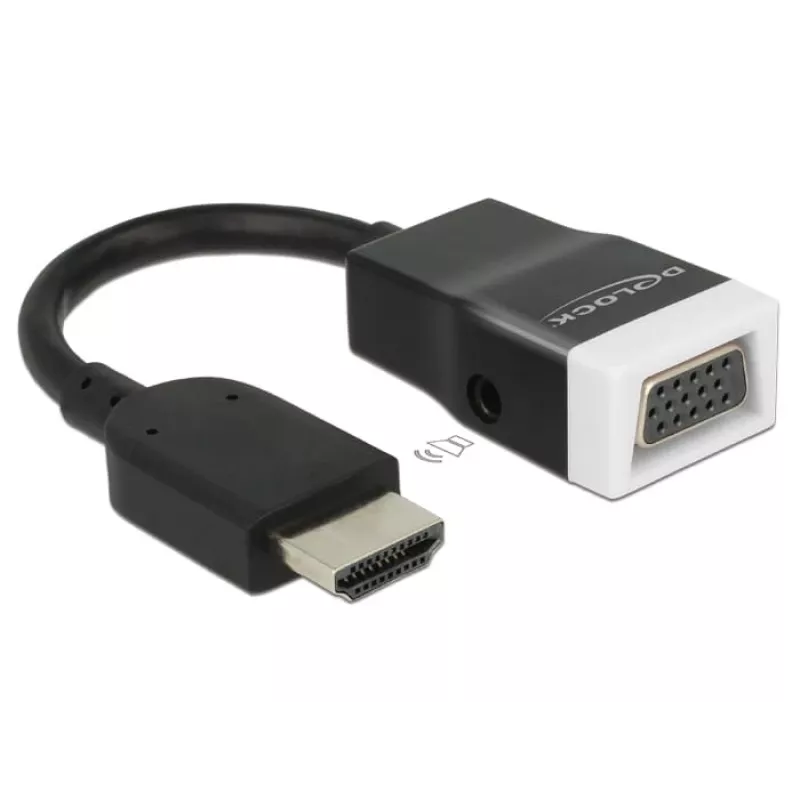 Videokabel-Adapter HDMI Typ A VGA D-Sub + 3,5 mm DeLOCK 65587
