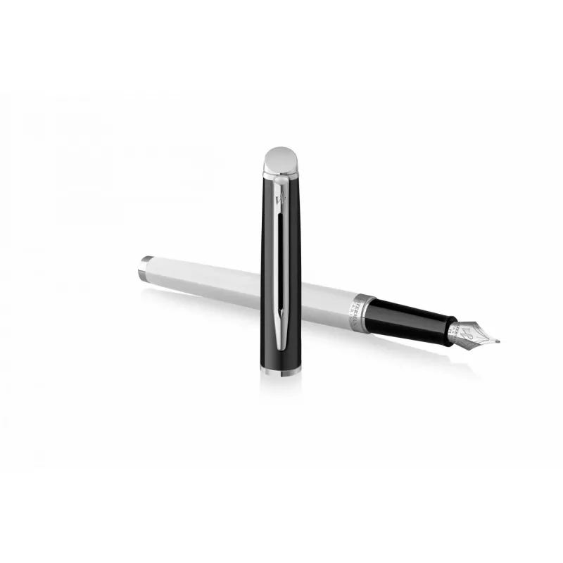Füller Waterman Hémisphère Colour Blocking Schwarz Weiß Lack