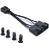 Fractal Design Venturi HP-12 PWM 120mm Gehäuselüfter – Schwarz