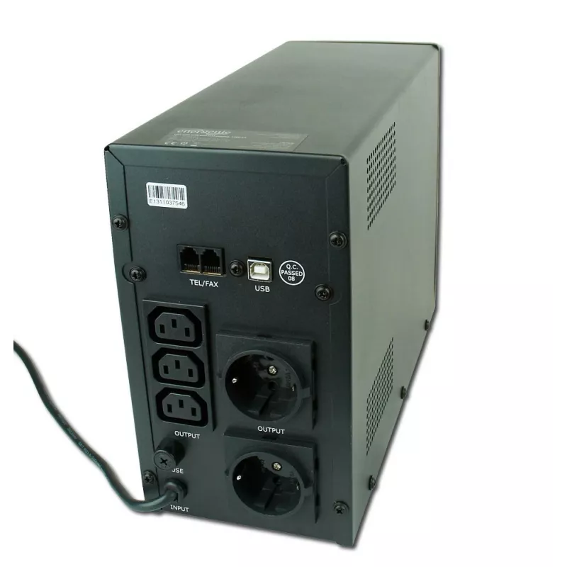 Gembird EG-UPS-033 USV (Unterbrechungsfreie Stromversorgung) Line-Interactive 1200 VA 720 W 3 AC-Ausgänge