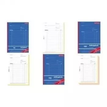 Notizblock HERLITZ 880534 A4 80 Blatt – linierter Block für Notizen und Schule