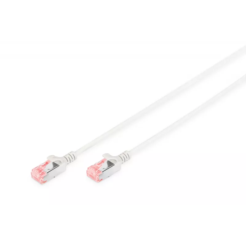 Netzwerkkabel Digitus CAT 6 U/FTP schlank Patchkabel RJ-45 Cat6 2m Grau