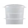 Dampfgarer Beper BC.250 3 Körbe Arbeitsplatte 800 W Edelstahl