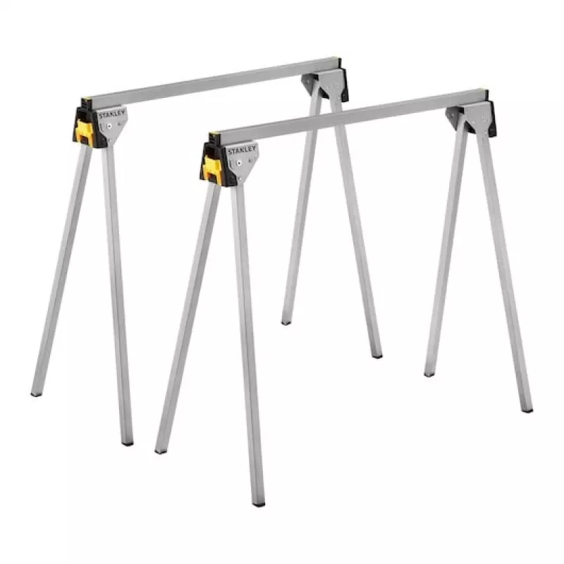 Stanley STST81337-1 klappbarer Metall-Sägebocksatz, 2 Stück