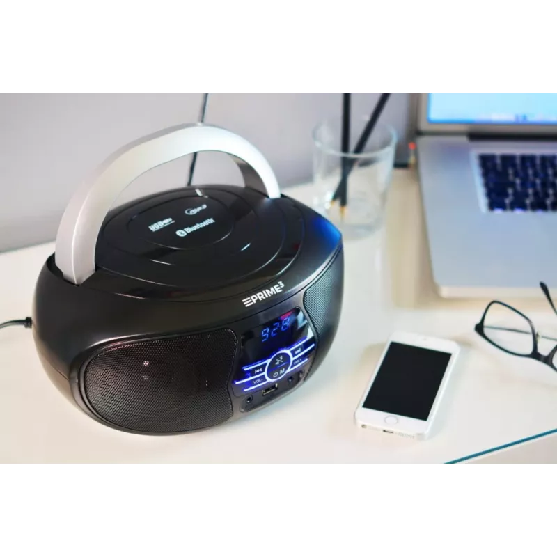 Tragbarer Bluetooth-Lautsprecher PRIME3 ABB11BT mit eingebautem Mikrofon, kabellose Audiowiedergabe