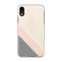 Smartphone-Hülle man and wood für iPhone XR – rosa Anzug mit schwarzen Akzenten