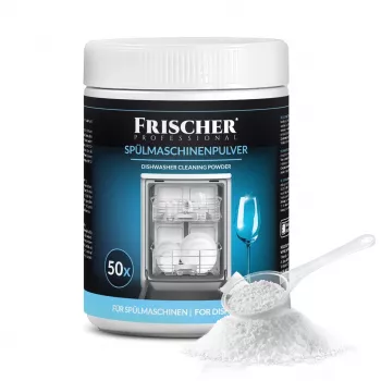 Geschirrspüler-Reinigungspulver FRISCHER FR00122_1000, 1 kg, für automatische Geschirrspüler, Kunststoffdose