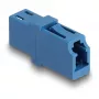 DeLOCK Glasfaserkoppler LC Simplex Buchse auf LC Simplex Buchse UPC blau