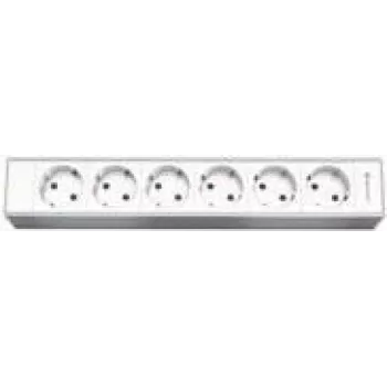 Kindermann Modulplatte für 6 Platten - Gehäuse - Stromversorgung X 6 - Natur-Aluminium (7449000306)