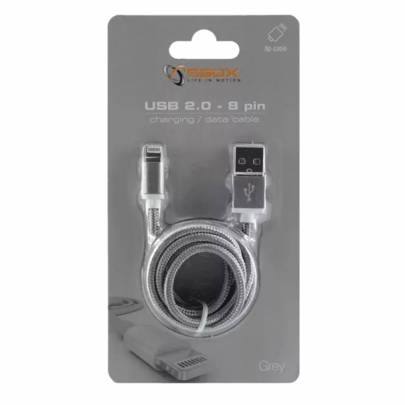 Sbox USB 2.0 8 Pin IPH7-GR grau