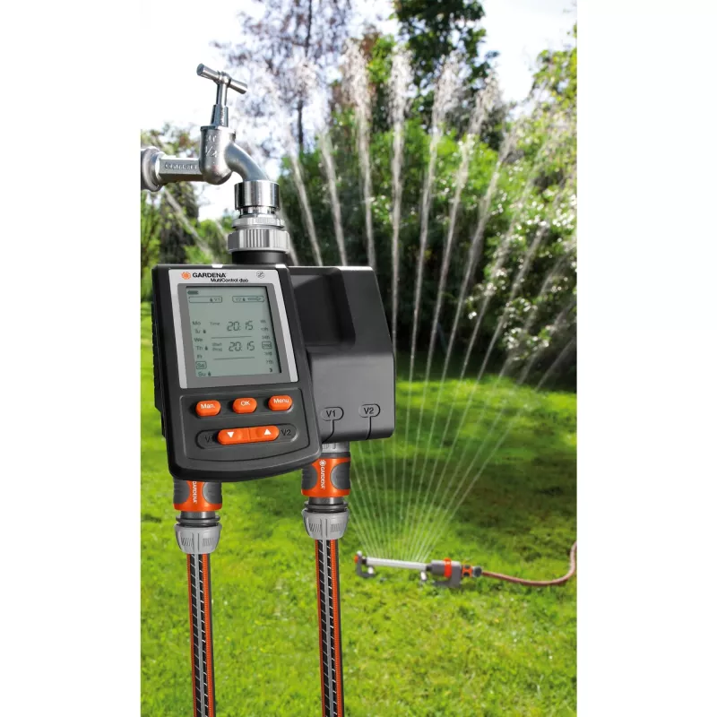 GARDENA 01874-20 Multi Control Duo Bewässerungsprogrammierbarer Sensor-