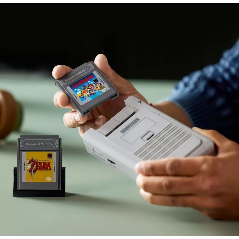 LEGO Retro-Design-Bausatz Game Boy 72046 – detailliertes Modellnachbildung, Ausstellungsständer