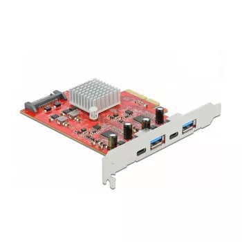 Erweiterungskarte DeLOCK PCI Express x4 auf USB 10 Gbit/s 2x Typ-A 2x Typ-C
