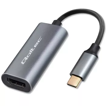Adapter USB-C auf HDMI 4K 60Hz 32AWG QOLTEC