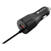 CANYON Kfz-Ladegerät C-033 2,4A/USB-A integrierter Lightning-Anschluss Schwarz